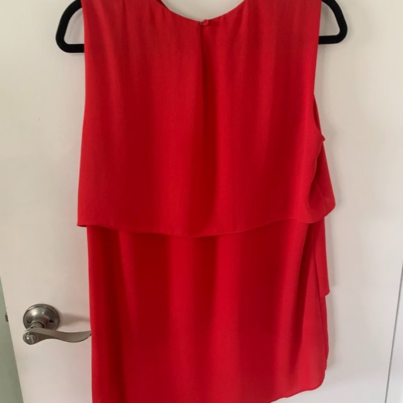 Red tiered top by BCBGMaxAzria - Picture 3 of 3